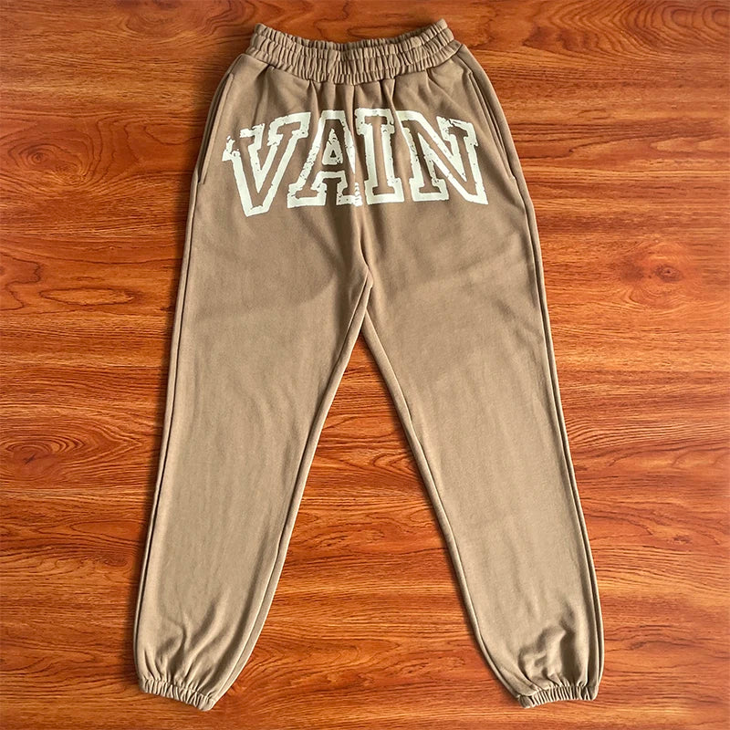 SAINT VANITY Letter printing simple popular casual trousers