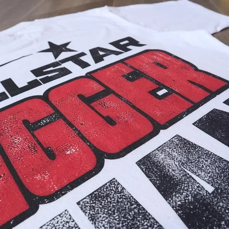 HS Groter dan Satan Kort. High Street Trend T-Shirt Met Korte Mouwen