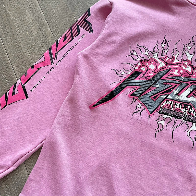 Pink Hoodie brainwashed hoodie with brain