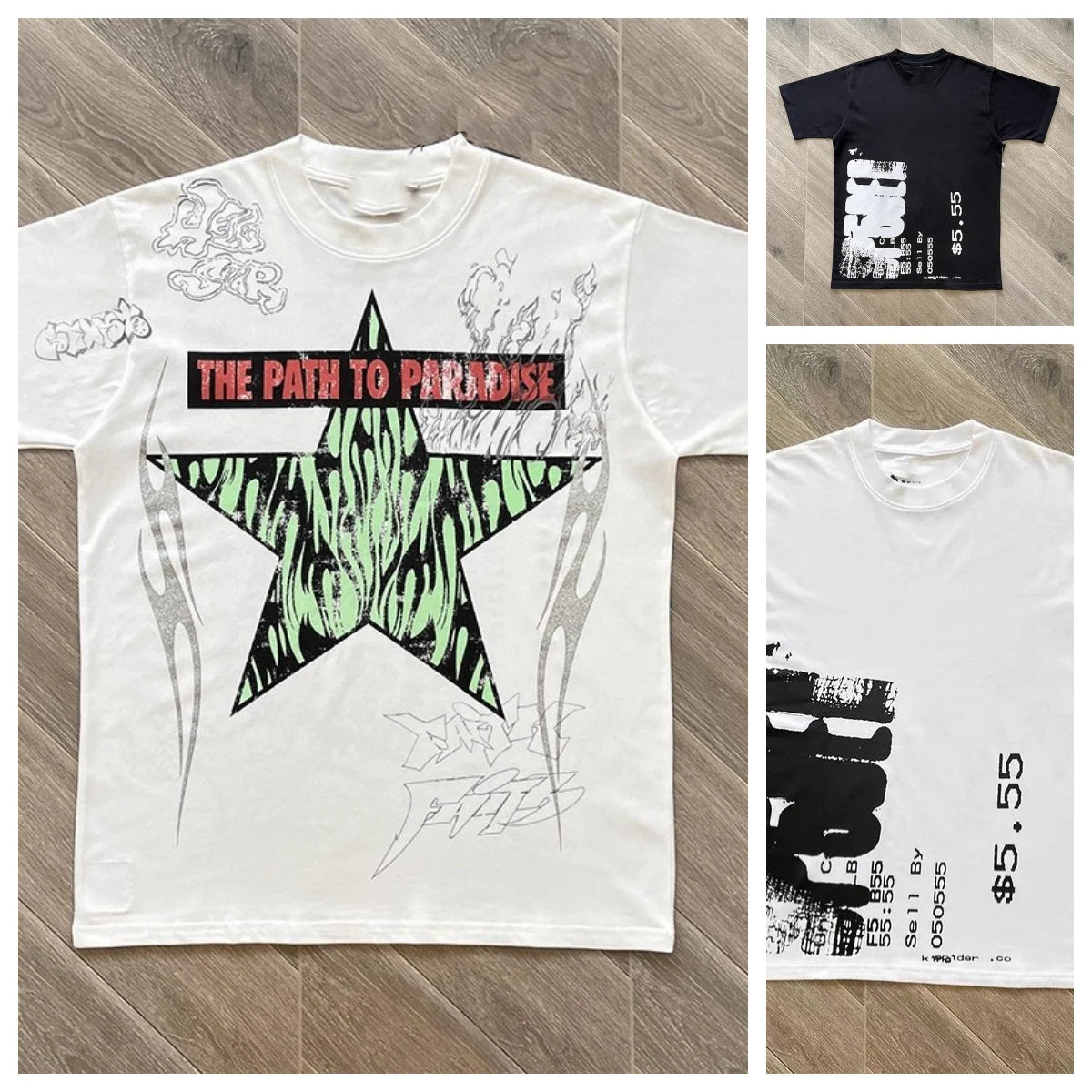 SP5 tee The Path to Paradise cotton short-sleeved t-shirt