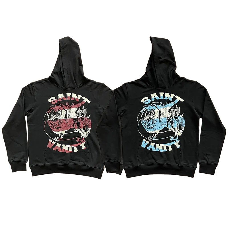 SAINT VANITY Casual men's and women's same hooded sweater