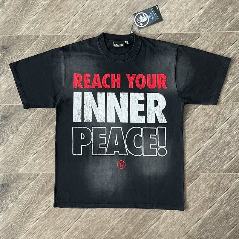HS Inner Peace Casual cotton short sleeve T-shirt