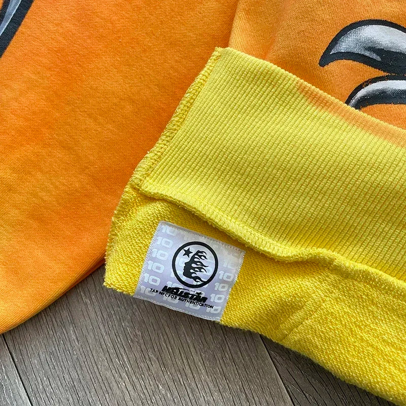 HS  sun zip up orange hoodie capsule 11