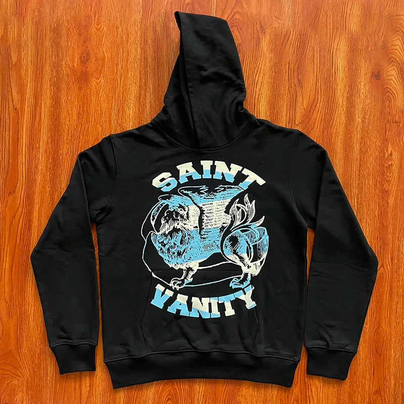 SAINT VANITY Casual men's and women's same hooded sweater