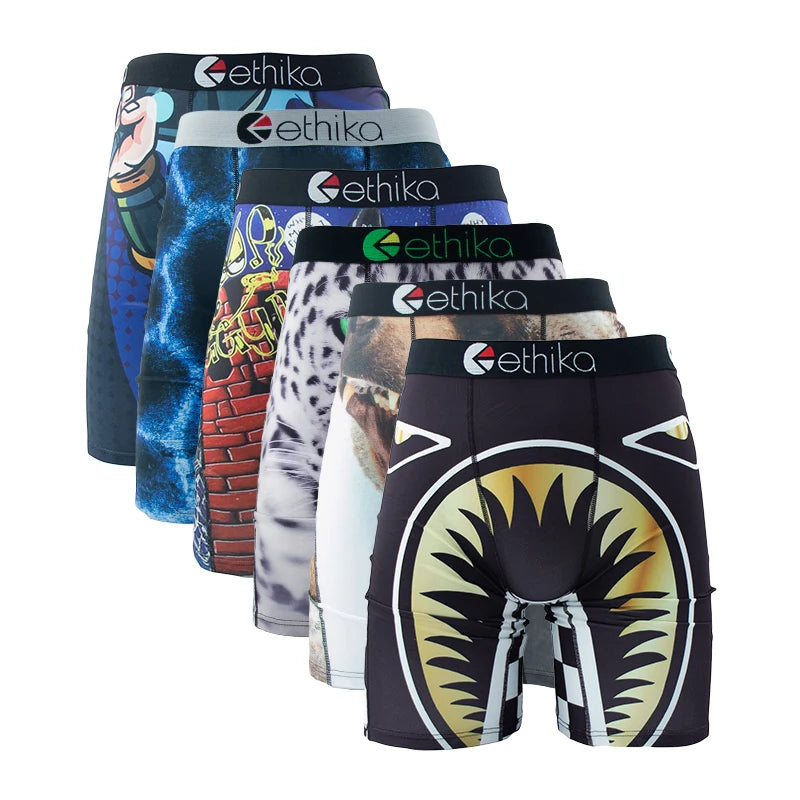 ETHIKA 6 Piezas de Boxers para hombres