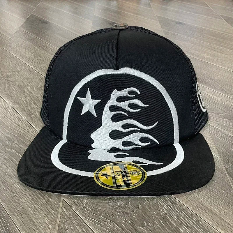 HS fitted hat Embroidered logo men's and women's casual sports baseball cap