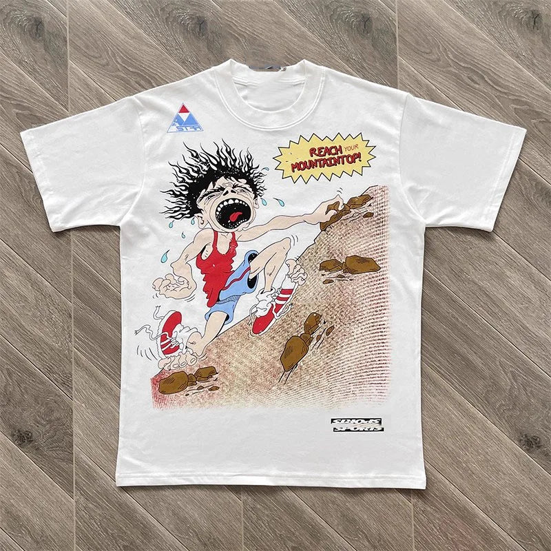 SP5 tee The Path to Paradise cotton short-sleeved t-shirt