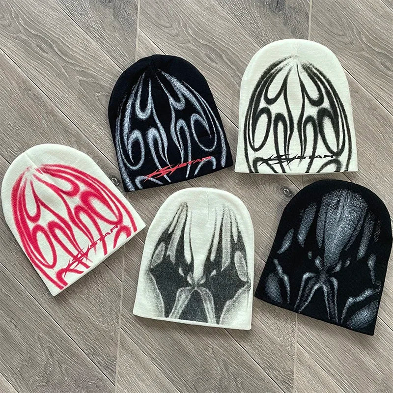 HS Sample Beanie Hat Knit Casual High Street Wool Cold Hat