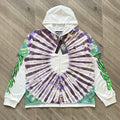 HS Tie-dye embroidered hoodie and hoodie