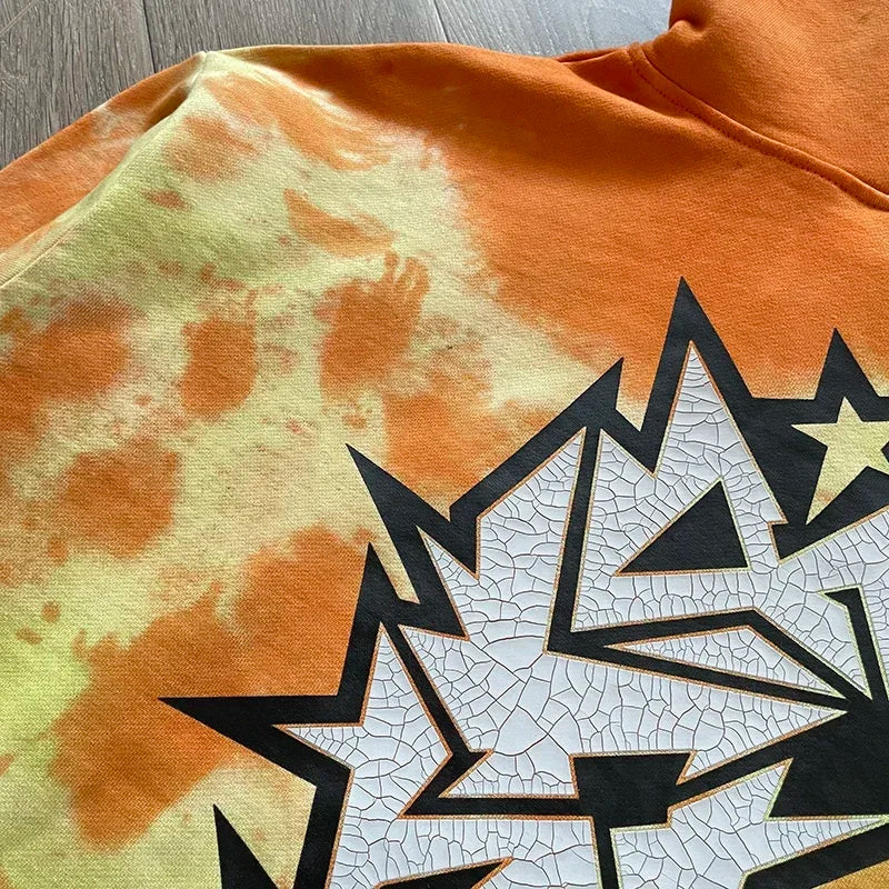 HS UNRELEASED Crack paint Hoodie